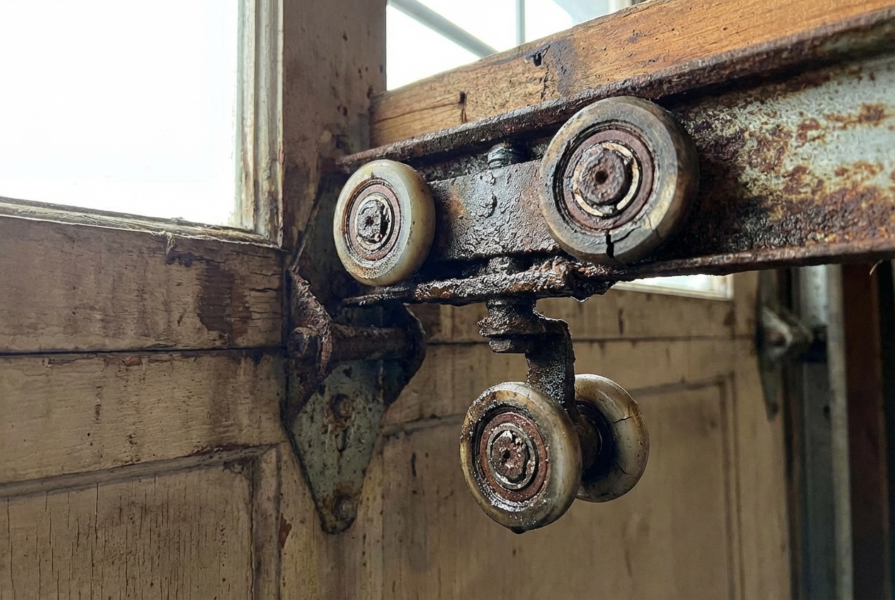 Damaged Door Rollers